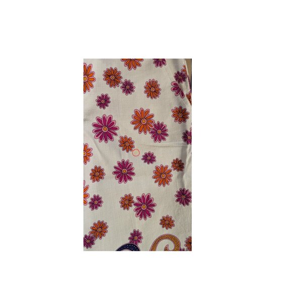 ✨ TRINA TURK Retro Floral Paisley Pants Size 4 Made in USA Pre-owned - Picture 8 of 8